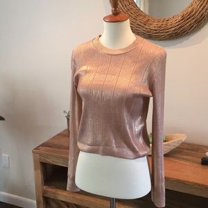 Topshop top, rose gold